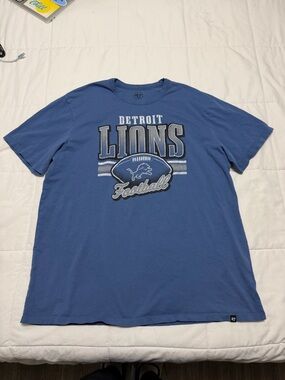 47 Brand Detroit Lions Blue Tee